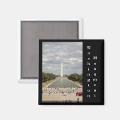 Washington Monument, Washington DCWashington Monum Magnet (Vorderseite/Rückseite)