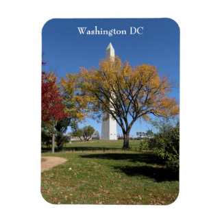 Washington Monument with Fall Color Washington DC  Magnet