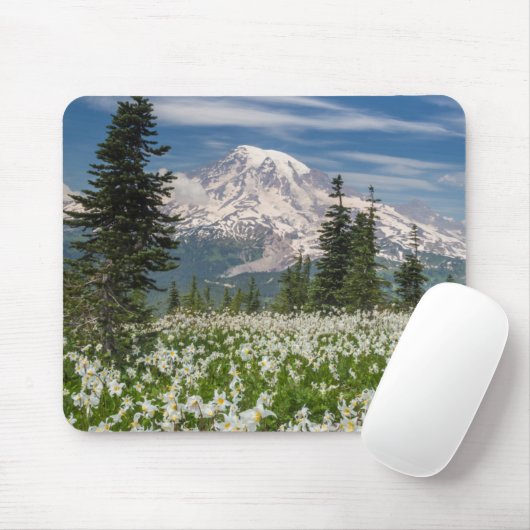 Washington, Mount Rainier Nationalpark 1 Mousepad (Mit Mouse)