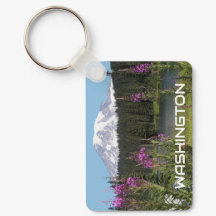 Washington Mount Rainier Wildblumen Foto