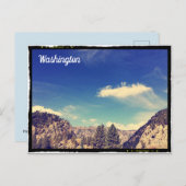 Washington Mountain Hills Postcard Postkarte (Vorne/Hinten)