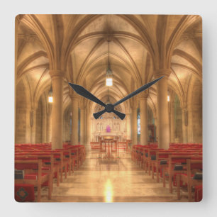 Washington National Cathedral Bethlehem Chapel Quadratische Wanduhr