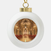 Washington National Cathedral Bethlehem Kapelle Keramik Kugel-Ornament (Vorderseite)