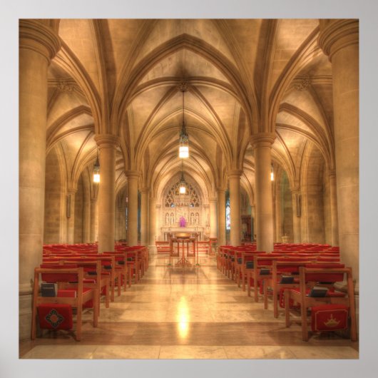 Washington National Cathedral Bethlehem Kapelle Poster (Vorne)