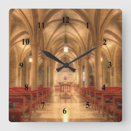 Washington National Cathedral Bethlehem Kapelle Quadratische Wanduhr