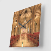 Washington National Cathedral Bethlehem Kapelle Quadratische Wanduhr (Winkel)