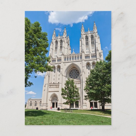 Washington National Cathedral Postkarte (Vorderseite)