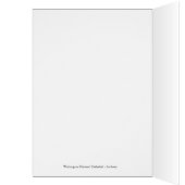Washington National Cathedral Through Archway Card (Innen (Links))