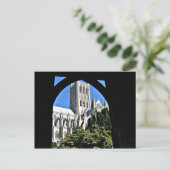 Washington National Cathedral Through Archway Postkarte (Stehend Vorderseite)