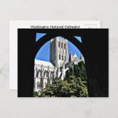 Washington National Cathedral Through Archway Postkarte (Vorne/Hinten)