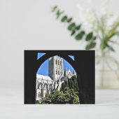 Washington National Cathedral Through Archway Postkarte (Stehend Vorderseite)