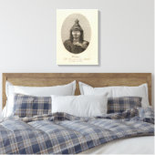 Washington, Neah Bay Illustrationsansicht Leinwanddruck (Insitu (Schlafzimmer))