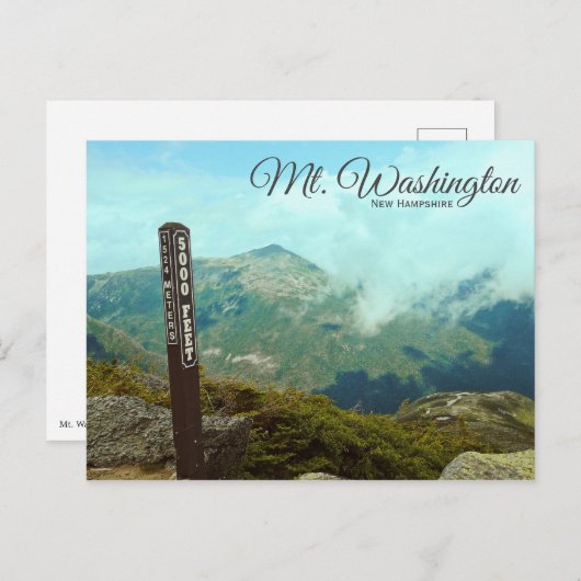 Washington New Hampshire Postcard Postkarte (Vorne/Hinten)