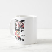 Washington Nixon Dump Trump Liar Kaffeetasse (Vorderseite Links)