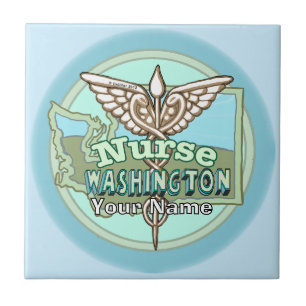 Washington Nurse Caduceus Fliese