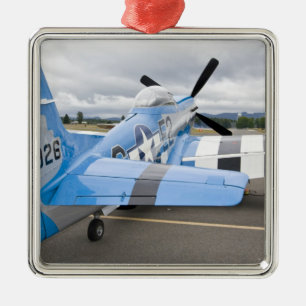 Washington, Olympia,  Luftfahrtshow. 3 Silbernes Ornament