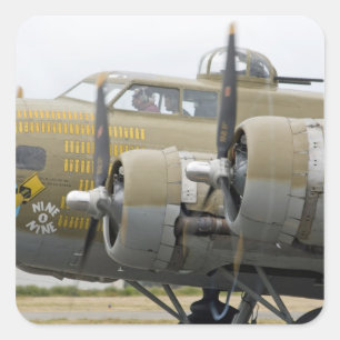 Washington, Olympia, Militärairshow. 2 Quadratischer Aufkleber