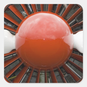 Washington, Olympia, Militärairshow. 5 Quadratischer Aufkleber