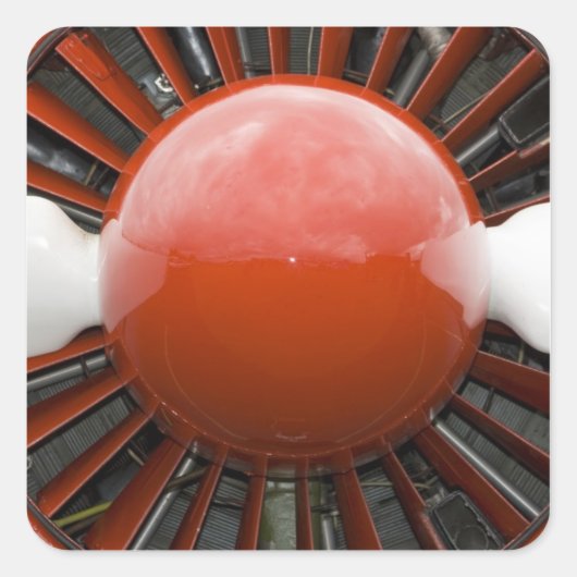 Washington, Olympia, Militärairshow. 5 Quadratischer Aufkleber (Vorderseite)