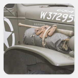 Washington, Olympia, Militärairshow. 7 Quadratischer Aufkleber