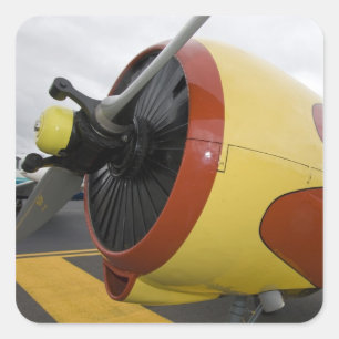 Washington, Olympia, Militärairshow. Quadratischer Aufkleber