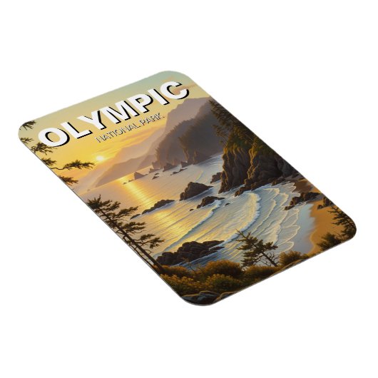 Washington olympic national park travel magnet (Rechte Seite)