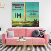 Washington Orange LabelExeter, CA Leinwanddruck (Insitu (Wohnzimmer))