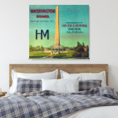 Washington Orange LabelExeter, CA Leinwanddruck (Insitu (Schlafzimmer))
