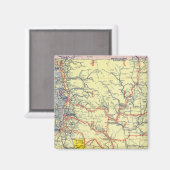 Washington, Oregon, Idaho Magnet (Vorderseite/Rückseite)