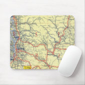 Washington, Oregon, Idaho Mousepad (Mit Mouse)