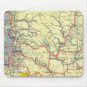 Washington, Oregon, Idaho Mousepad