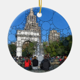Washington Park New York Keramikornament