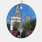 Washington Park New York Keramikornament (Links)