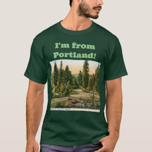 Washington Park, Portland, Oregon Vintag T-Shirt