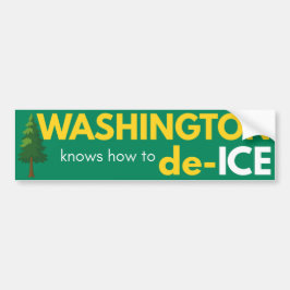 Washington political bumper sticker autoaufkleber