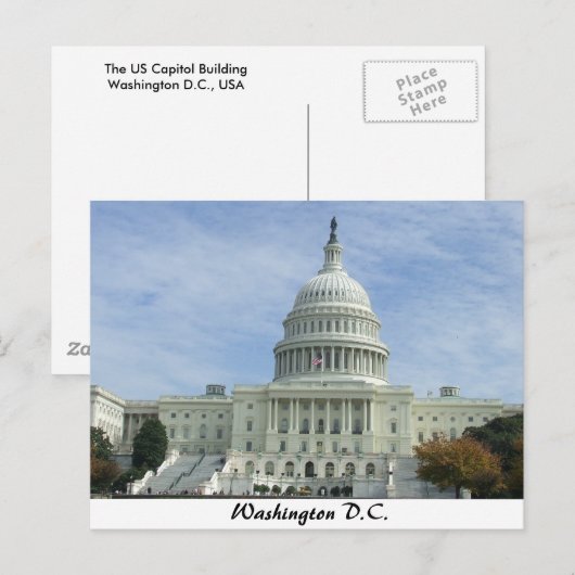Washington Postcard Postkarte (Vorne/Hinten)