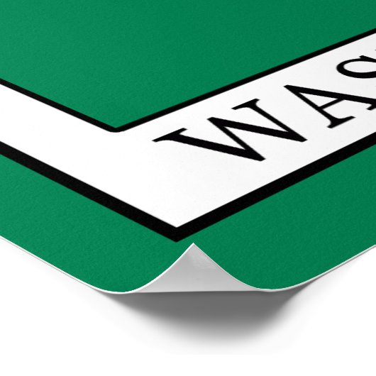 Washington Poster (Ecke)