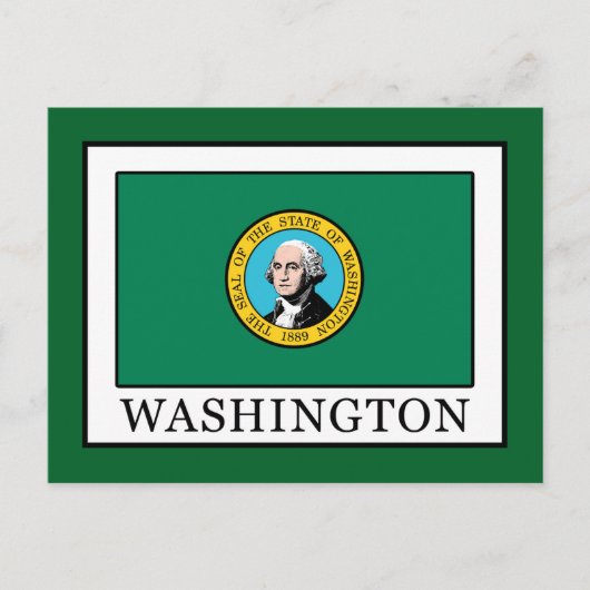 Washington Postkarte (Vorderseite)