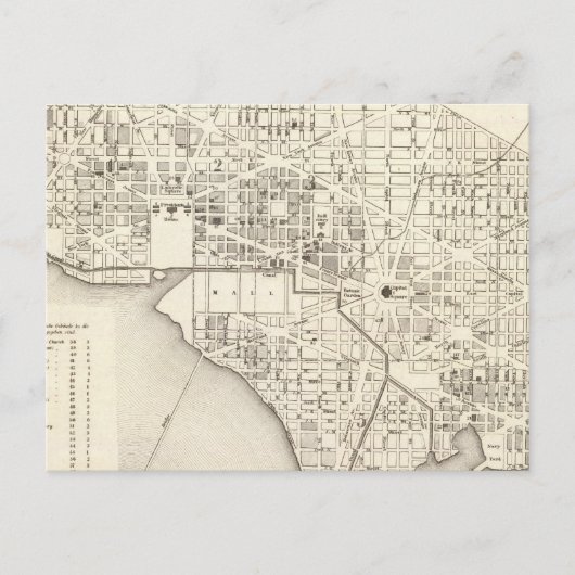 Washington Postkarte (Vorderseite)
