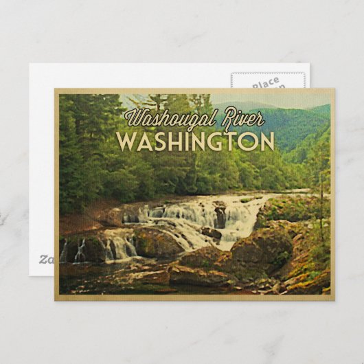 Washington Postkarte (Vorne/Hinten)