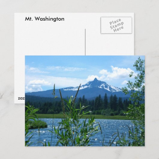 Washington Postkarte (Vorne/Hinten)