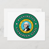 Washington Postkarte (Vorne/Hinten)