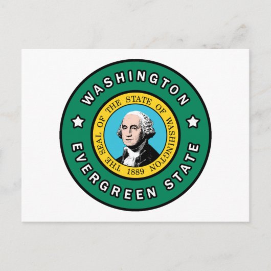 Washington Postkarte (Vorderseite)