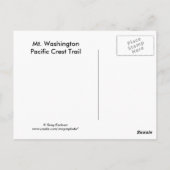 Washington Postkarte (Rückseite)