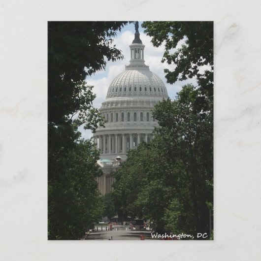 Washington Postkarte (Vorderseite)