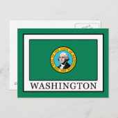Washington Postkarte (Vorne/Hinten)