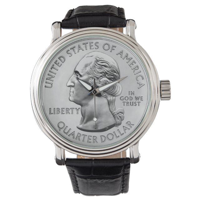 Washington Quarter Armbanduhr (Vorderseite)