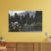 Washington - Rainier National Park, Shooting Sta Leinwanddruck (Insitu (Wohnzimmer))