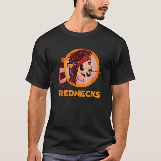 Washington Rednecken Football Caucasians Vintag T T-Shirt (Vorderseite)