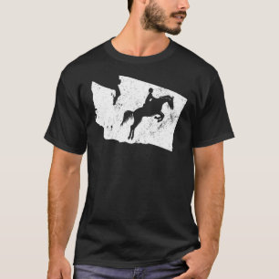 Washington Reithemden Pferdespringen T-Shirt